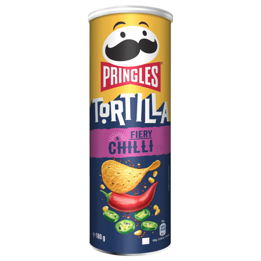 Pringles Tortilla Fiery Chilli Chips 180g